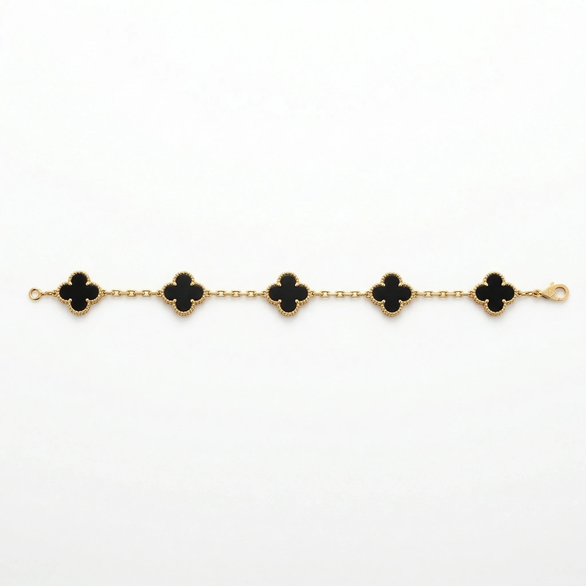 Van Cleef & Arpels Bracelet Alhambra Or jaune et Onyx