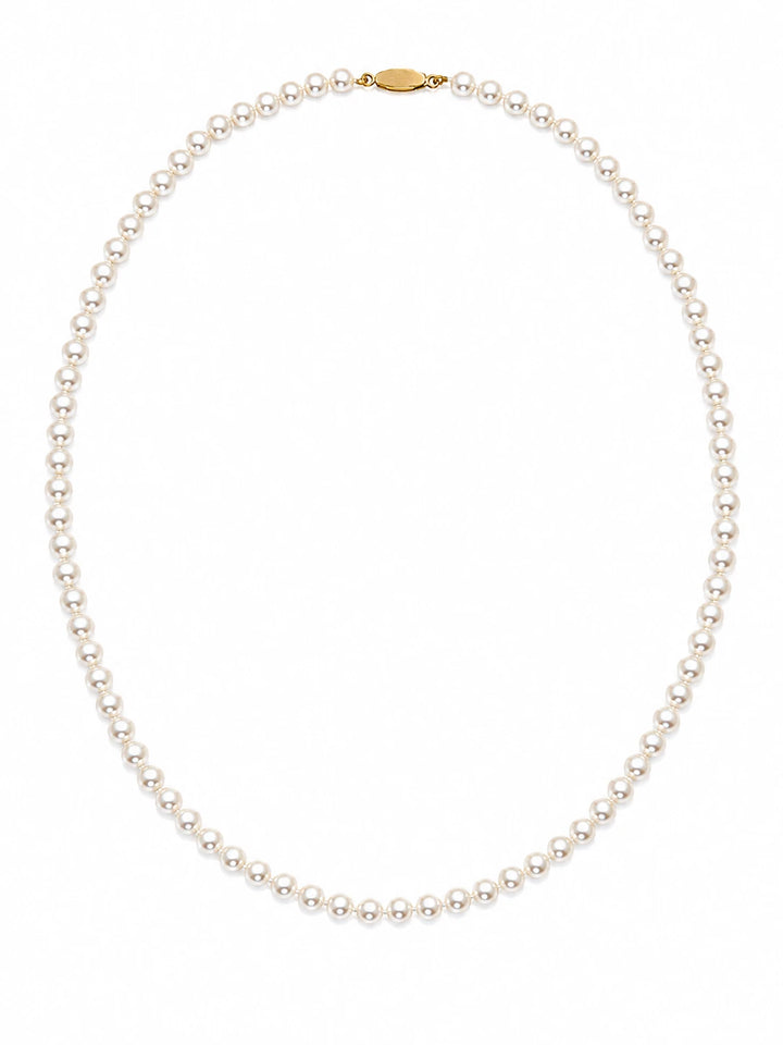 Collier or et Perles