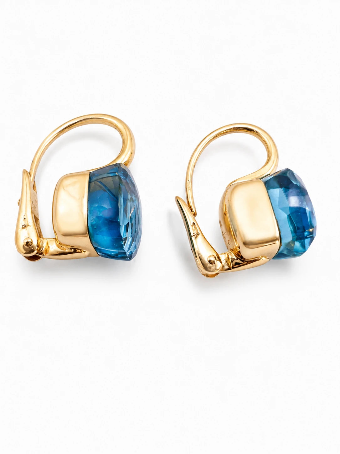 Pomellato Boucles d'oreilles Nudo Classic Or jaune et Topaze