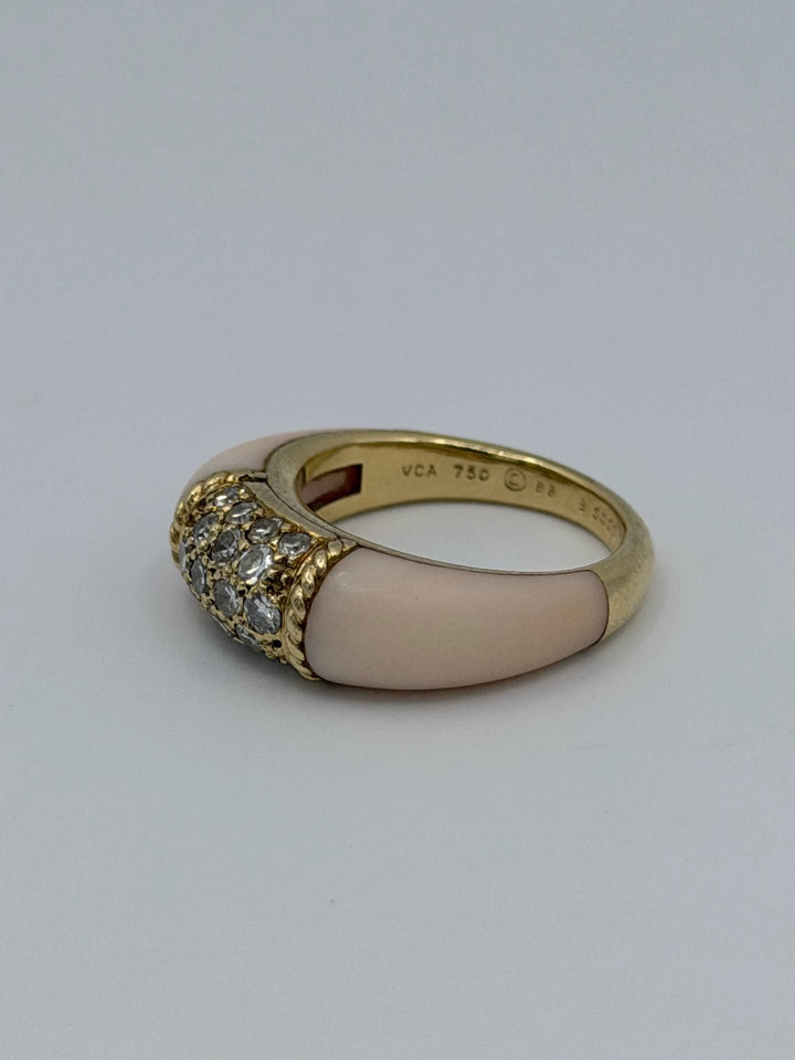 Van Cleef & Arpels Bague Phillipine or et Corail