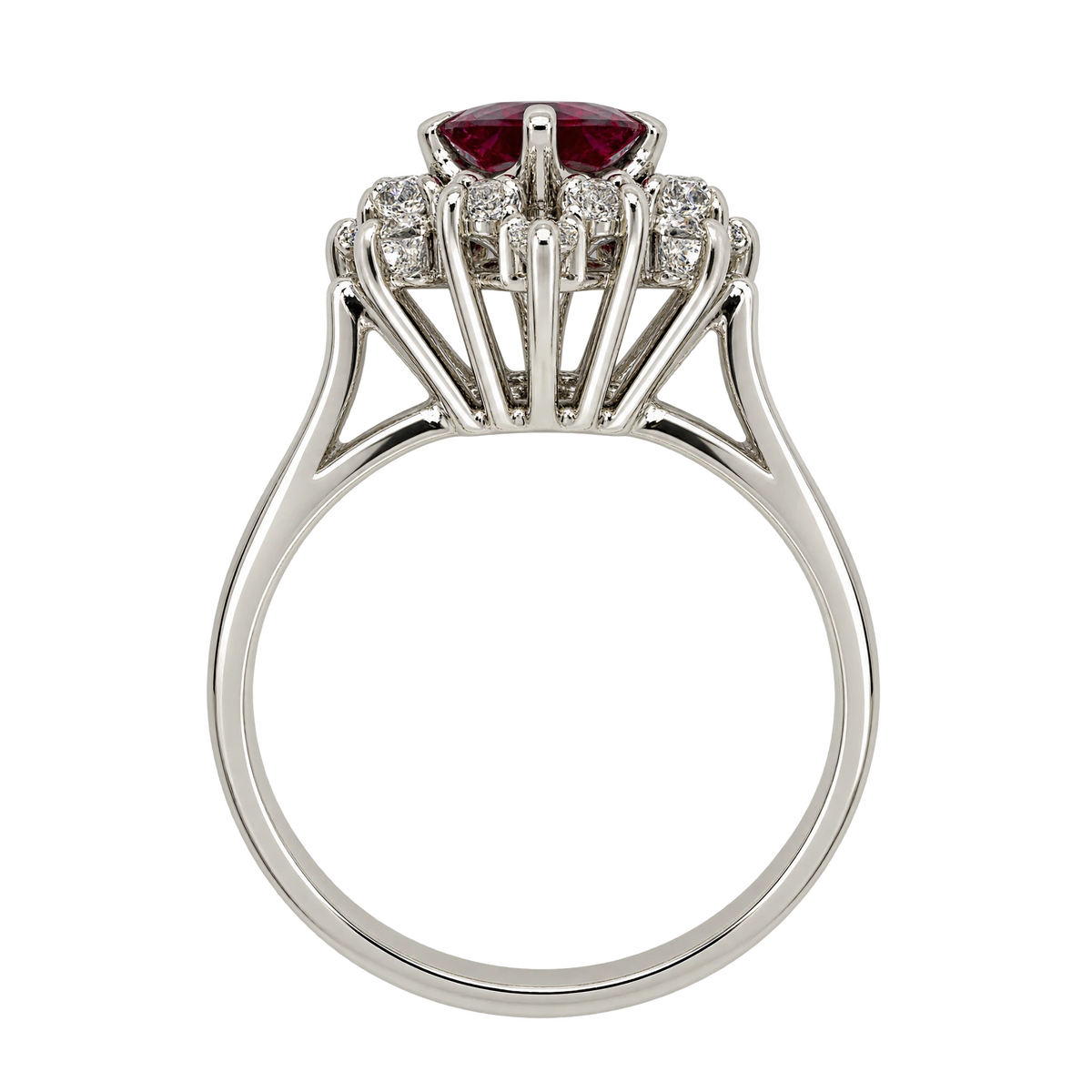 Bague or et Rubis