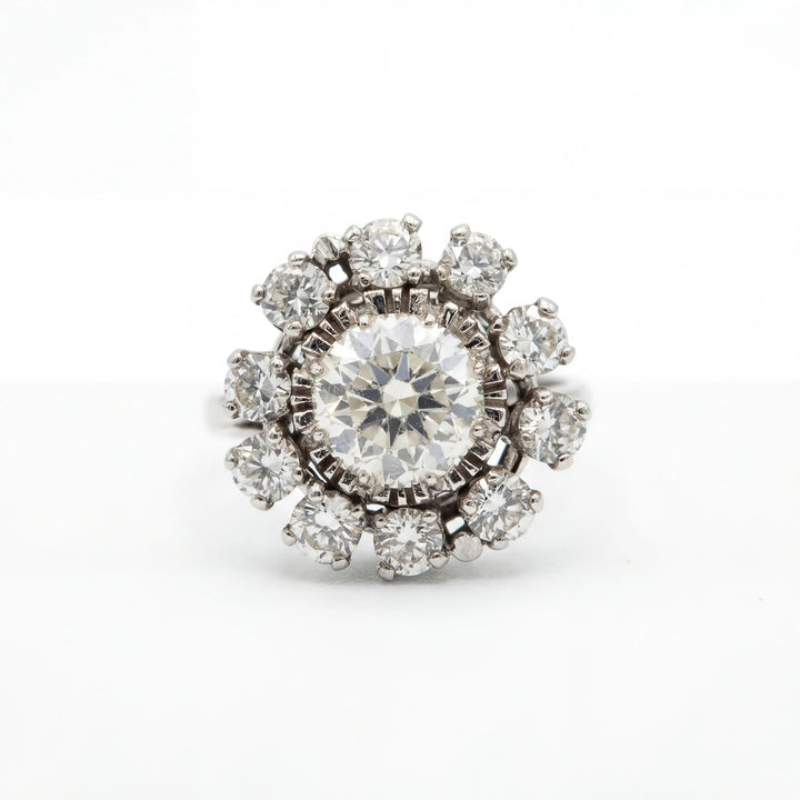 Bague platine et Diamant