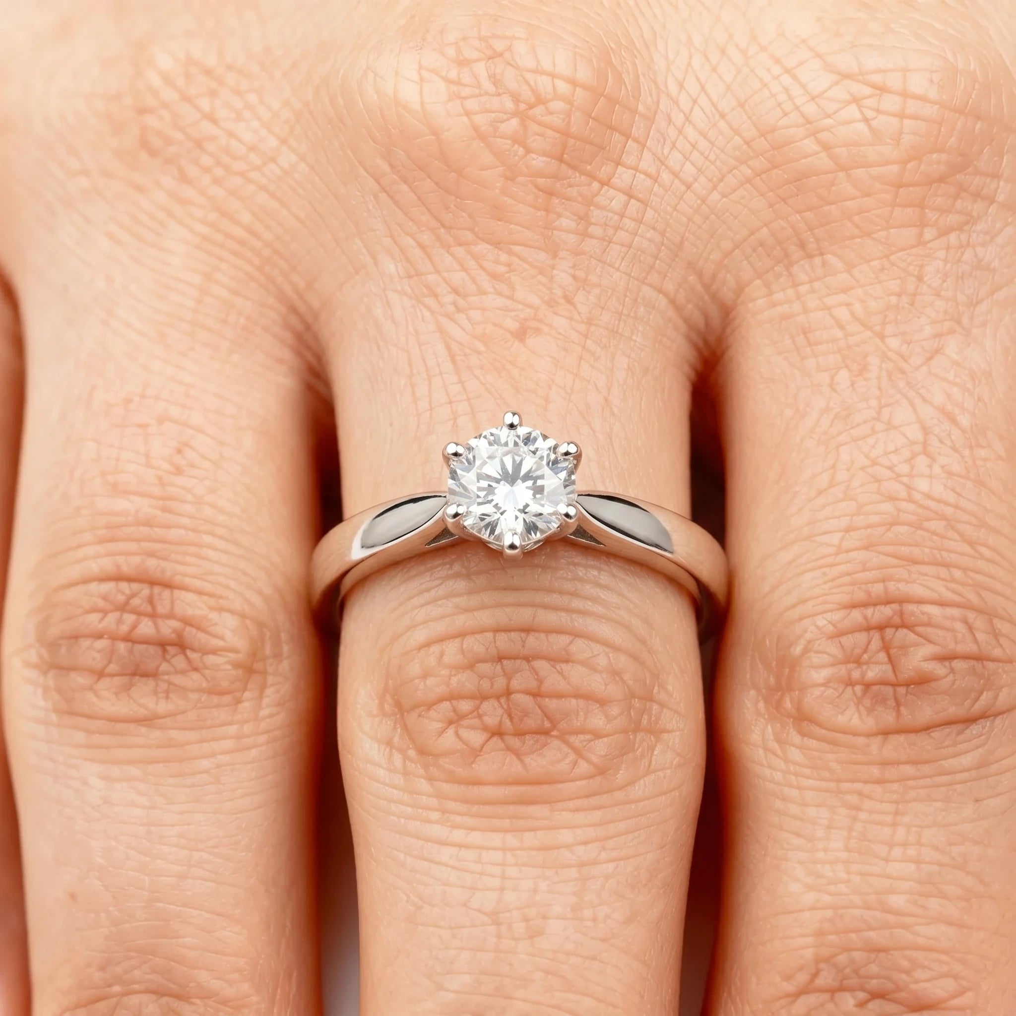 Mauboussin Bague solitaire Or gris et Diamant