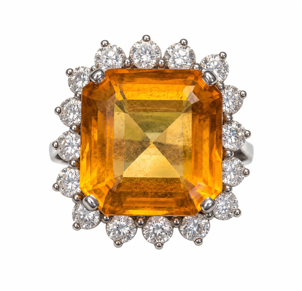 Bague or et Citrine