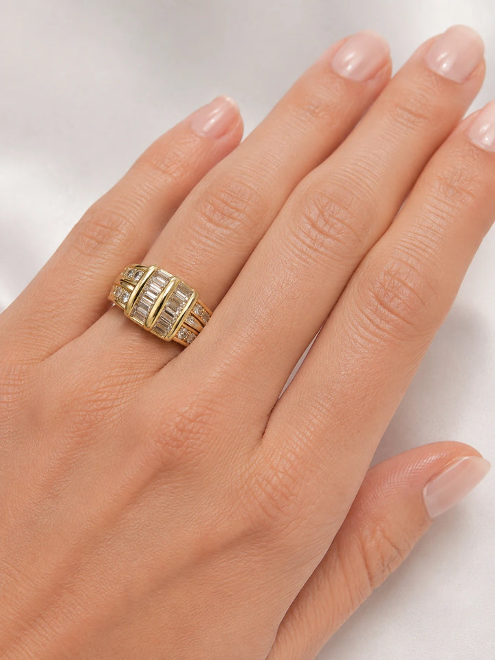 Bague or et Diamants