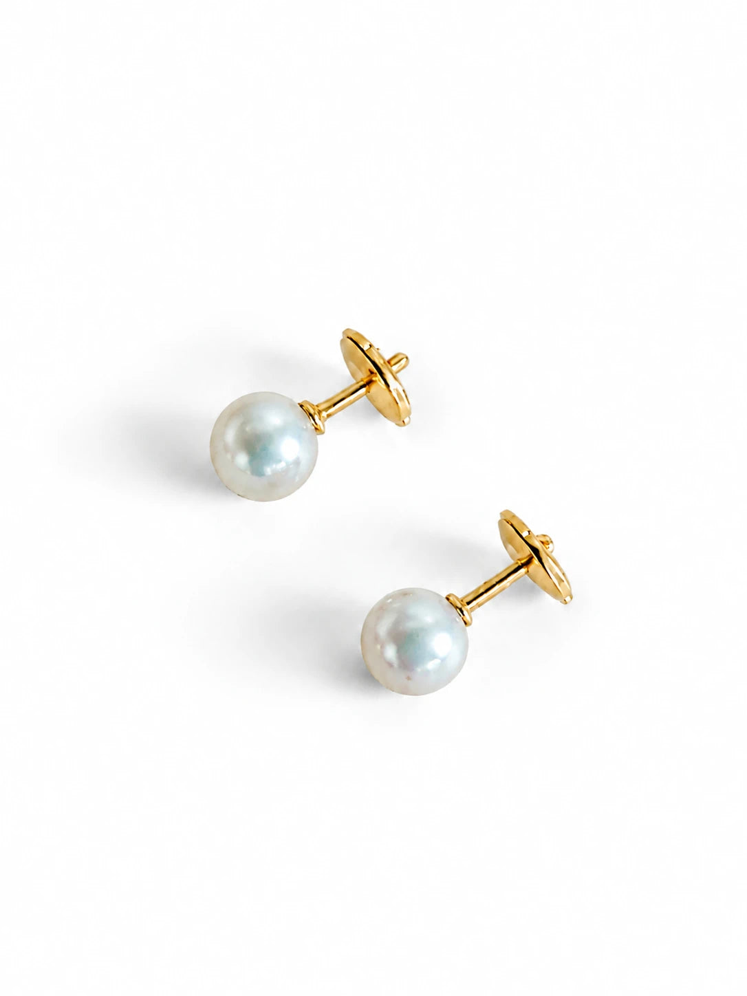 Boucles d'oreilles or et Perle de culture