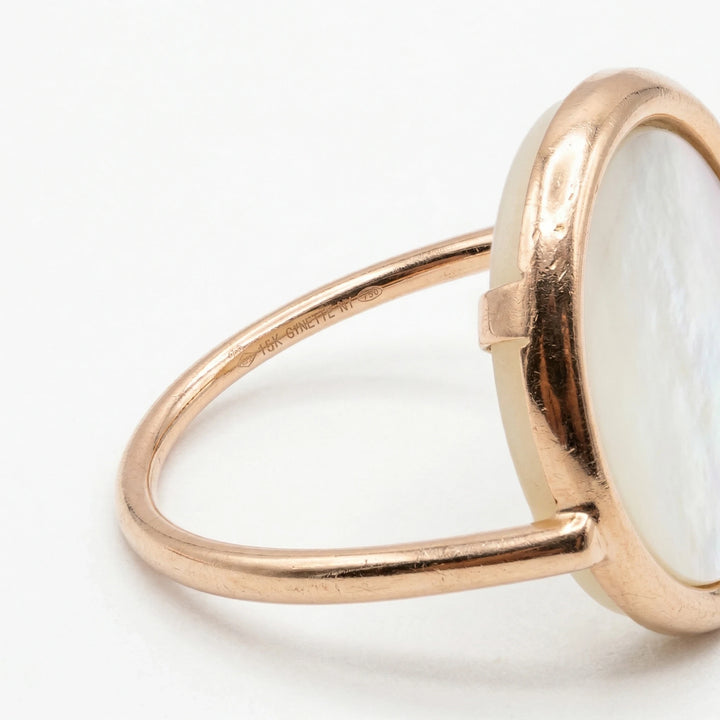 Ginette NY Bague or et Nacre