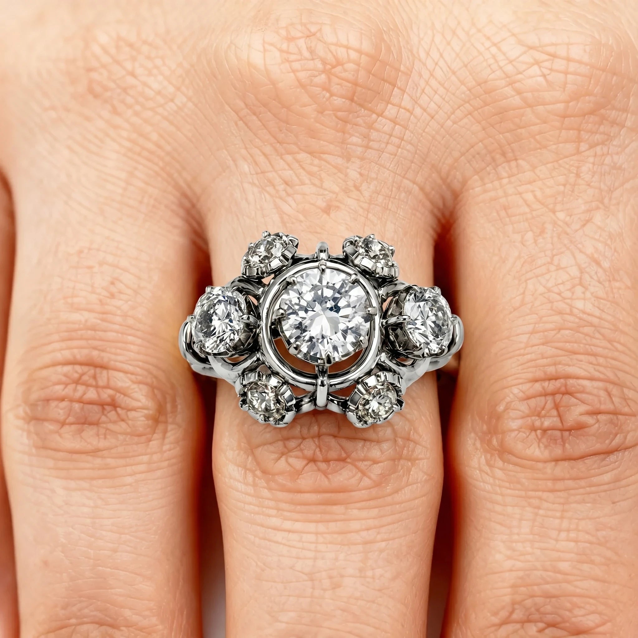 Bague Platine et Diamants