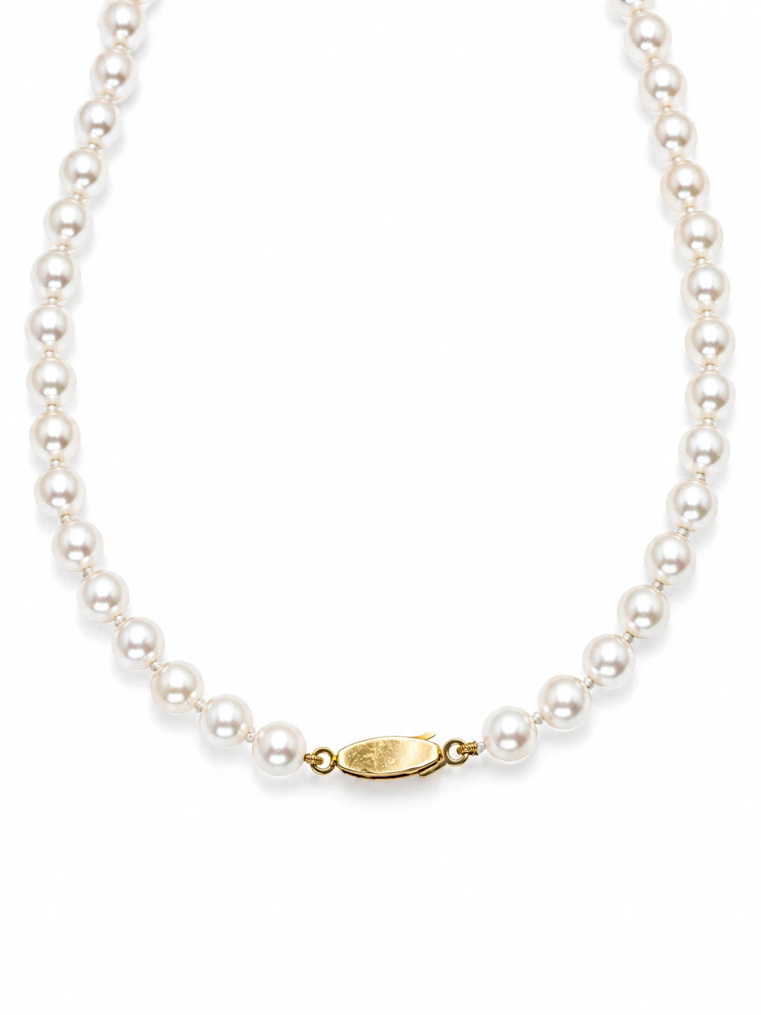 Collier or et Perles