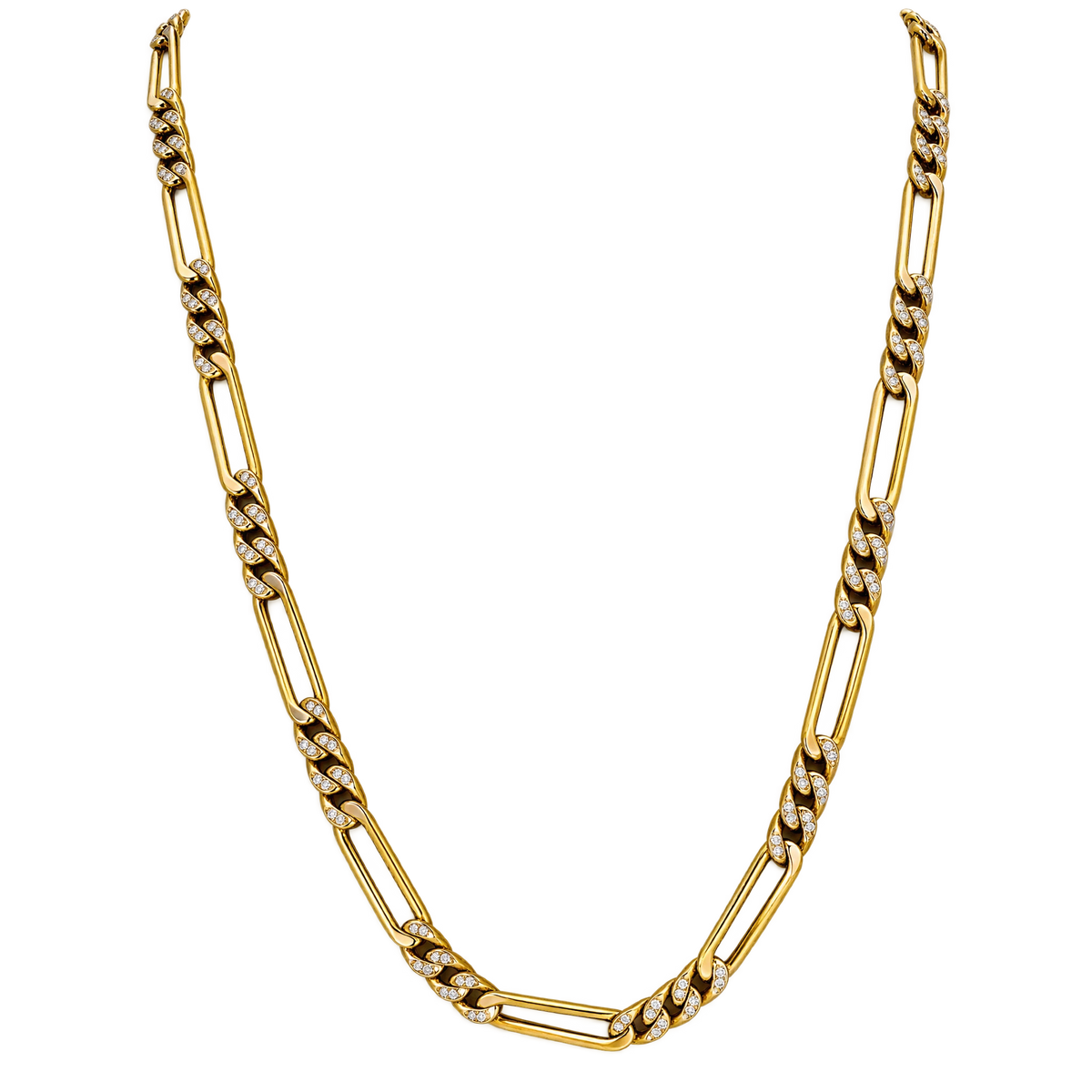 Cartier Collier or et Diamant pavage