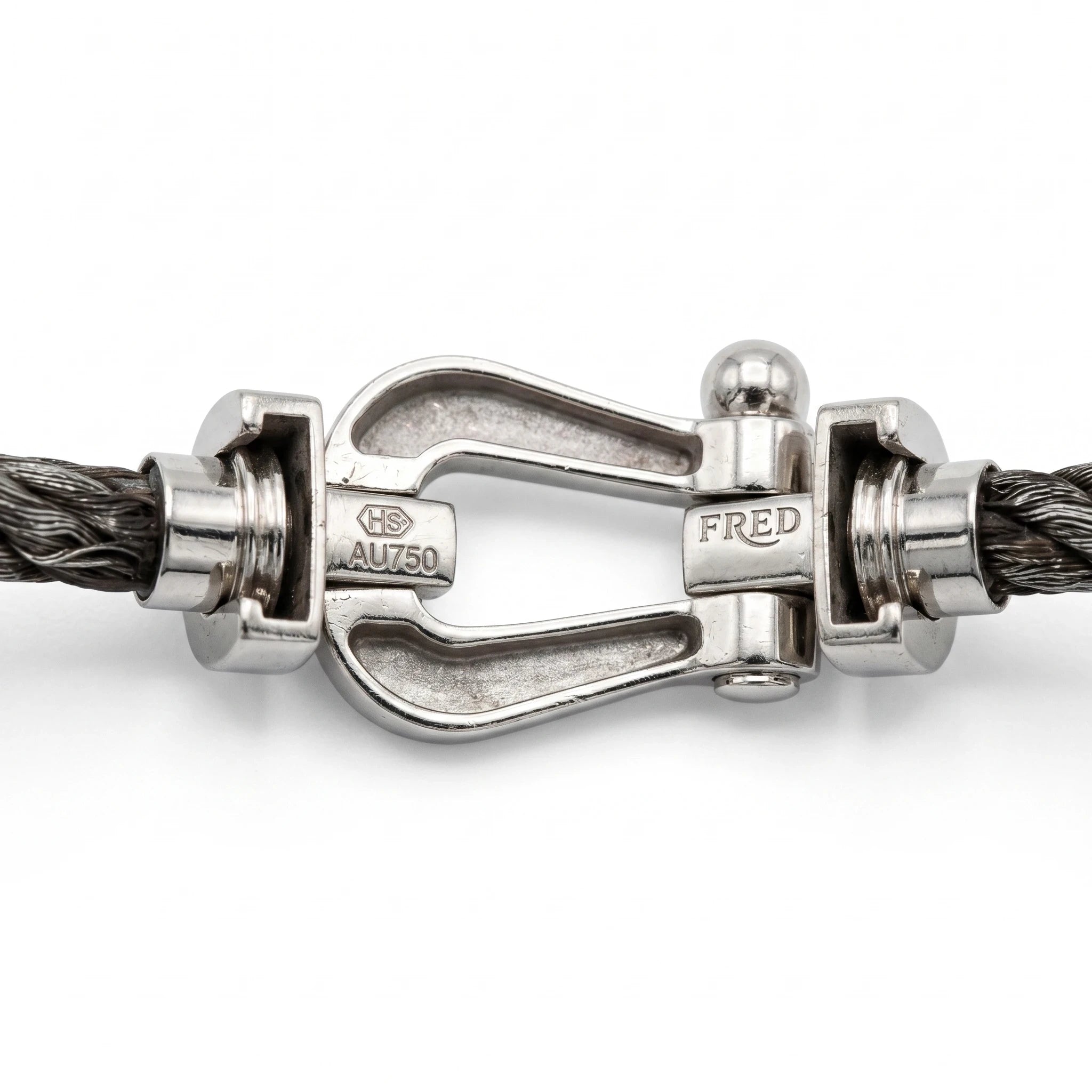 Fred Bracelet Force 10 Or blanc