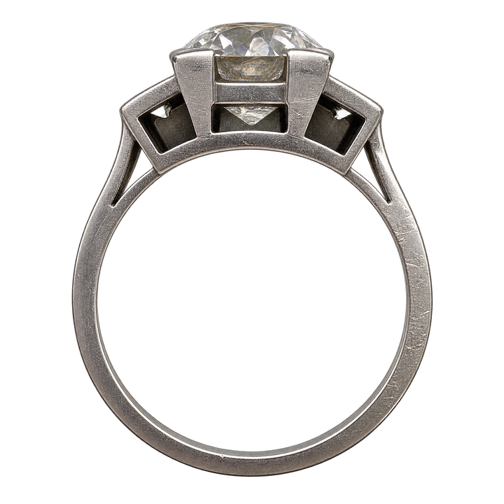 Bague platine et Diamant