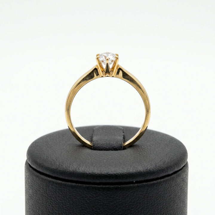 Bague Or jaune et Diamant