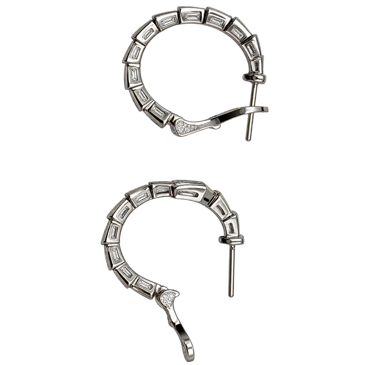 Bulgari Boucles d'oreilles Serpenti or et Diamant