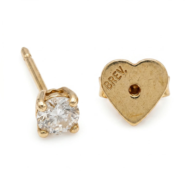 Boucles d'oreilles Or jaune et Diamant