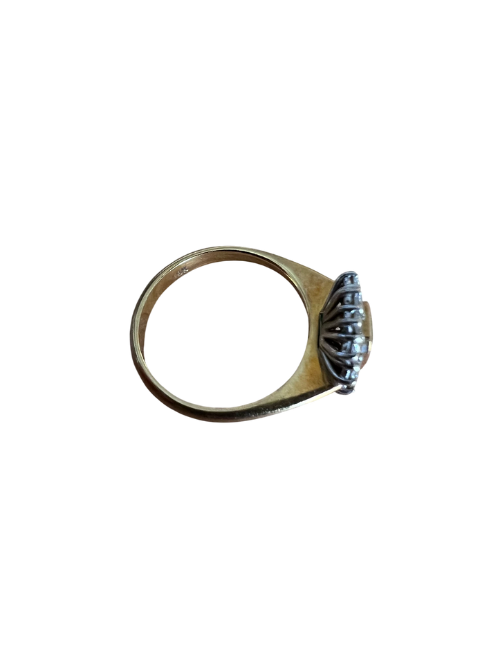 Bague or et Émeraude