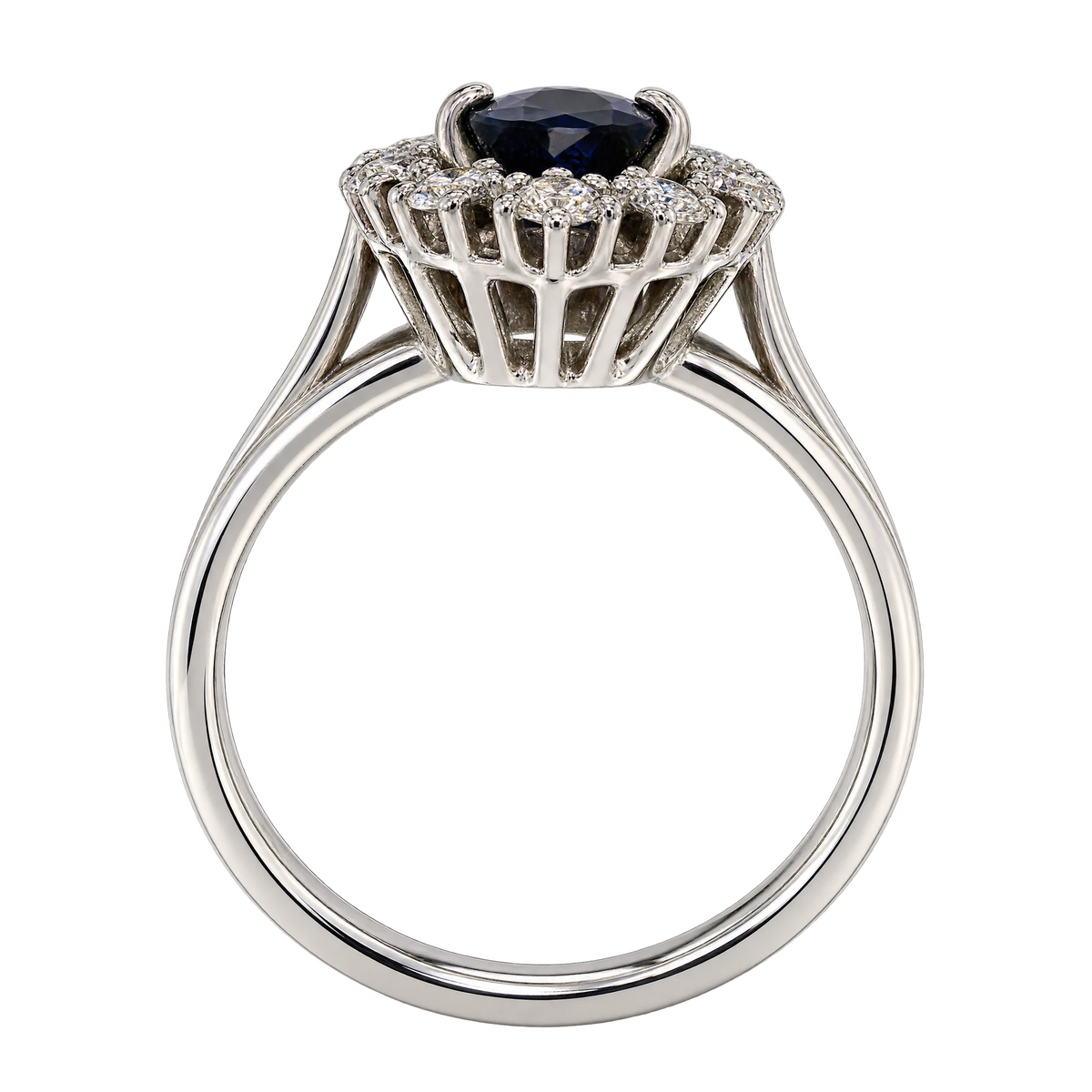 Bague or et Saphir