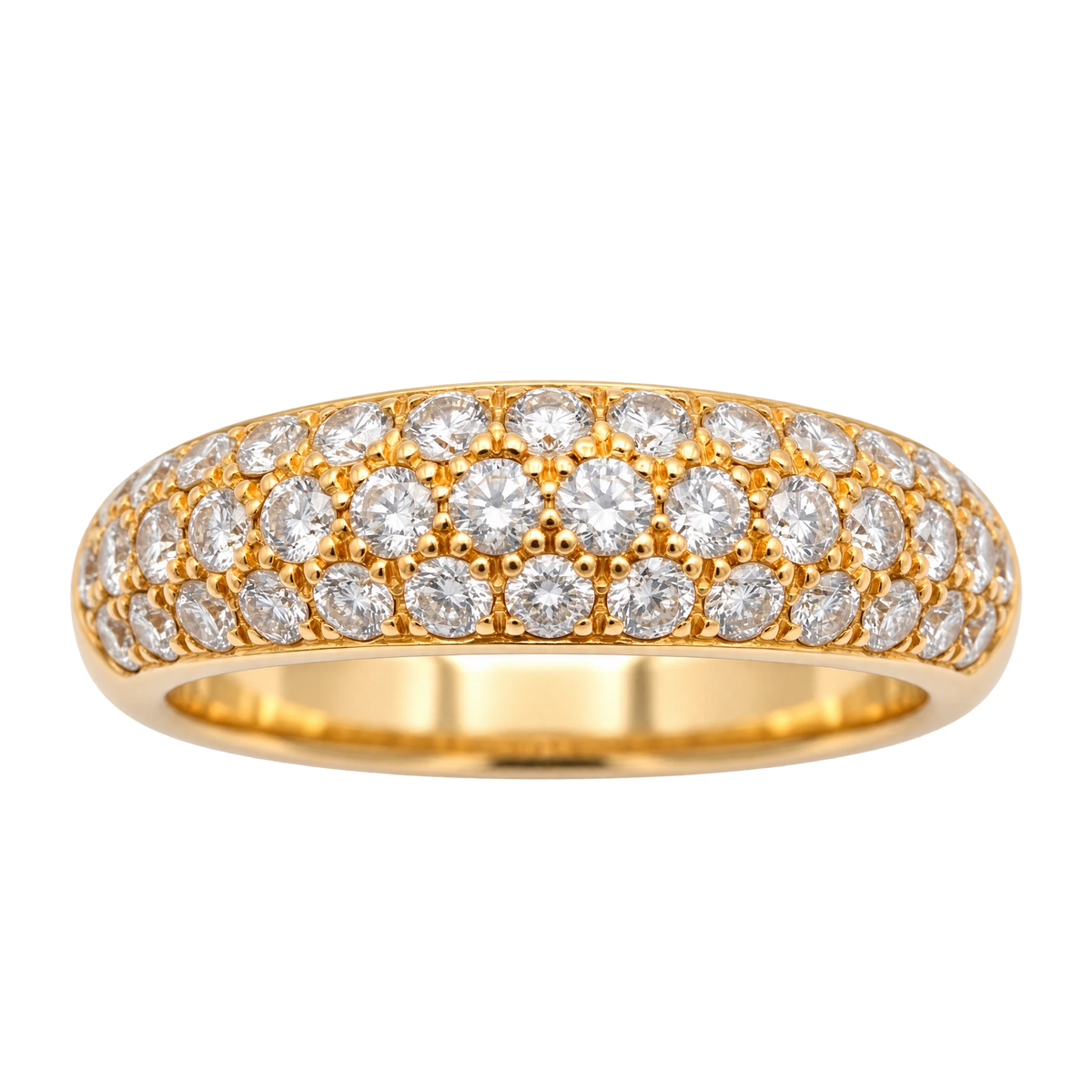 Cartier Bague Etincelle or et Diamant pavage