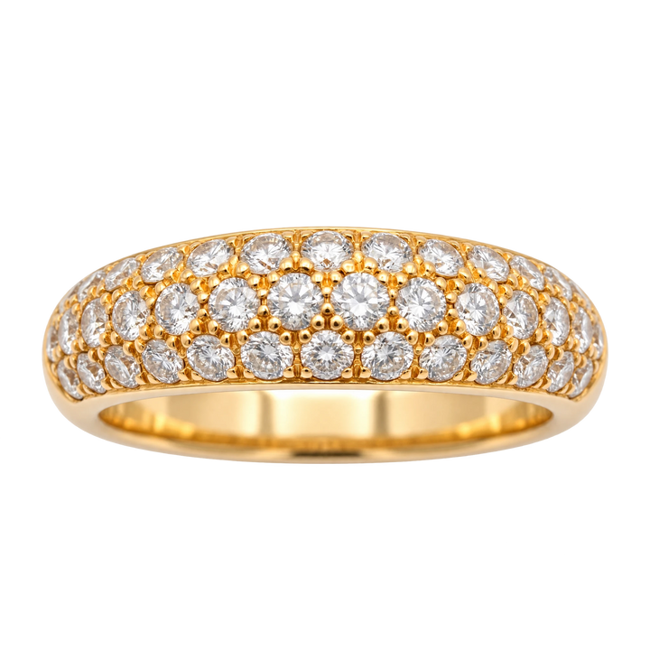 Cartier Bague Etincelle or et Diamant pavage