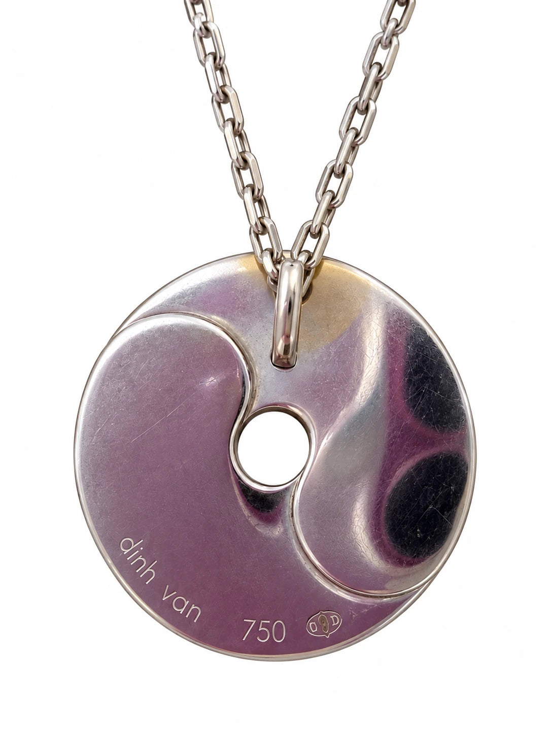 Dinh Van Collier Double Sens en or et diamants