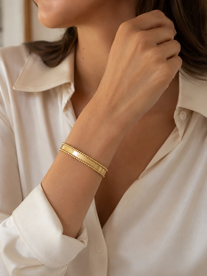 Van Cleef & Arpels Bracelet Perlé signature or