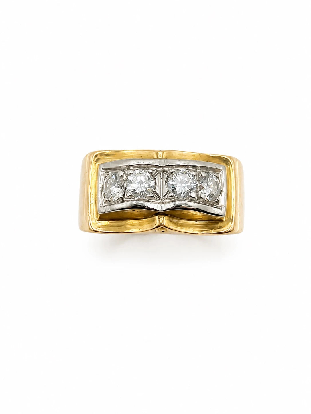 Bague or et Diamant
