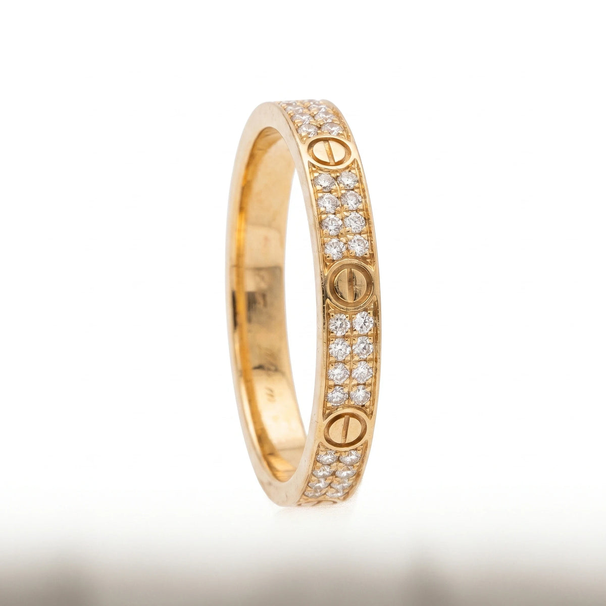 Cartier Bague Love or et Diamant pavage
