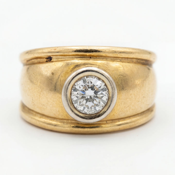 Bague Or jaune et Diamant
