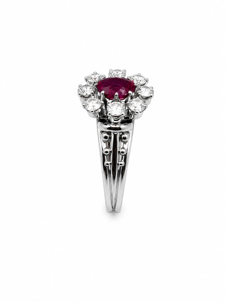 Bague or et Rubis