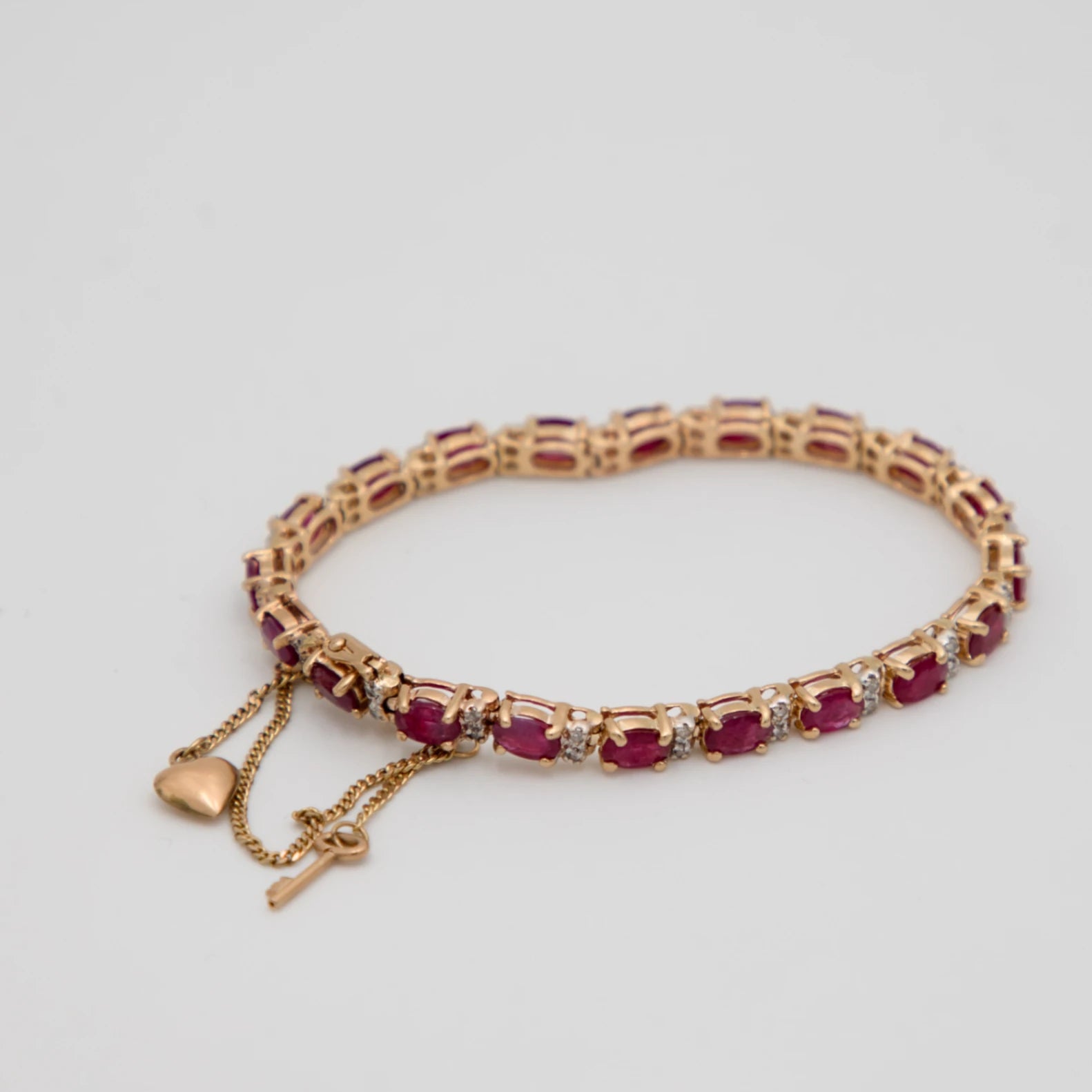 Bracelet Or jaune et Rubis
