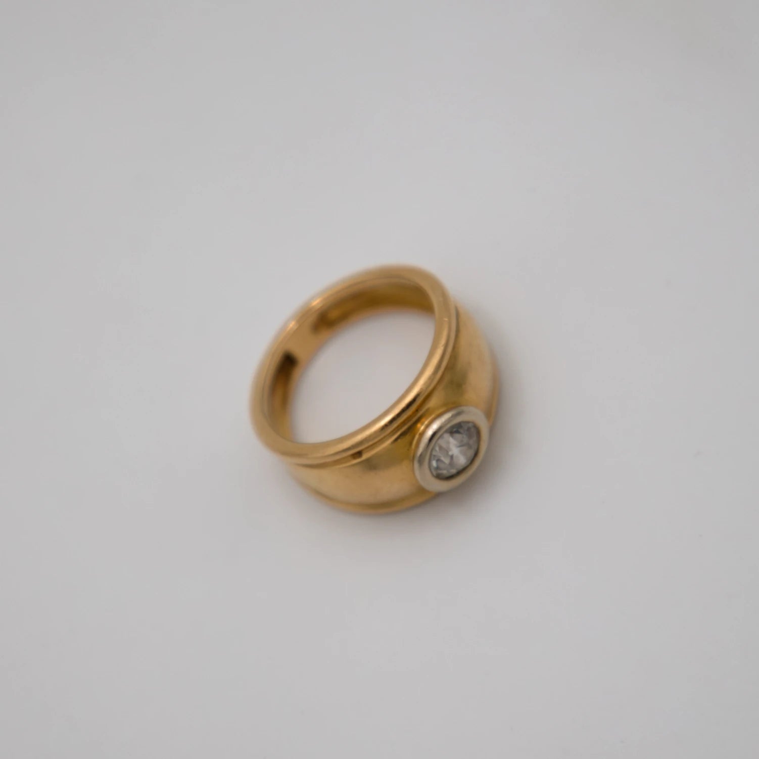 Bague Or jaune et Diamant