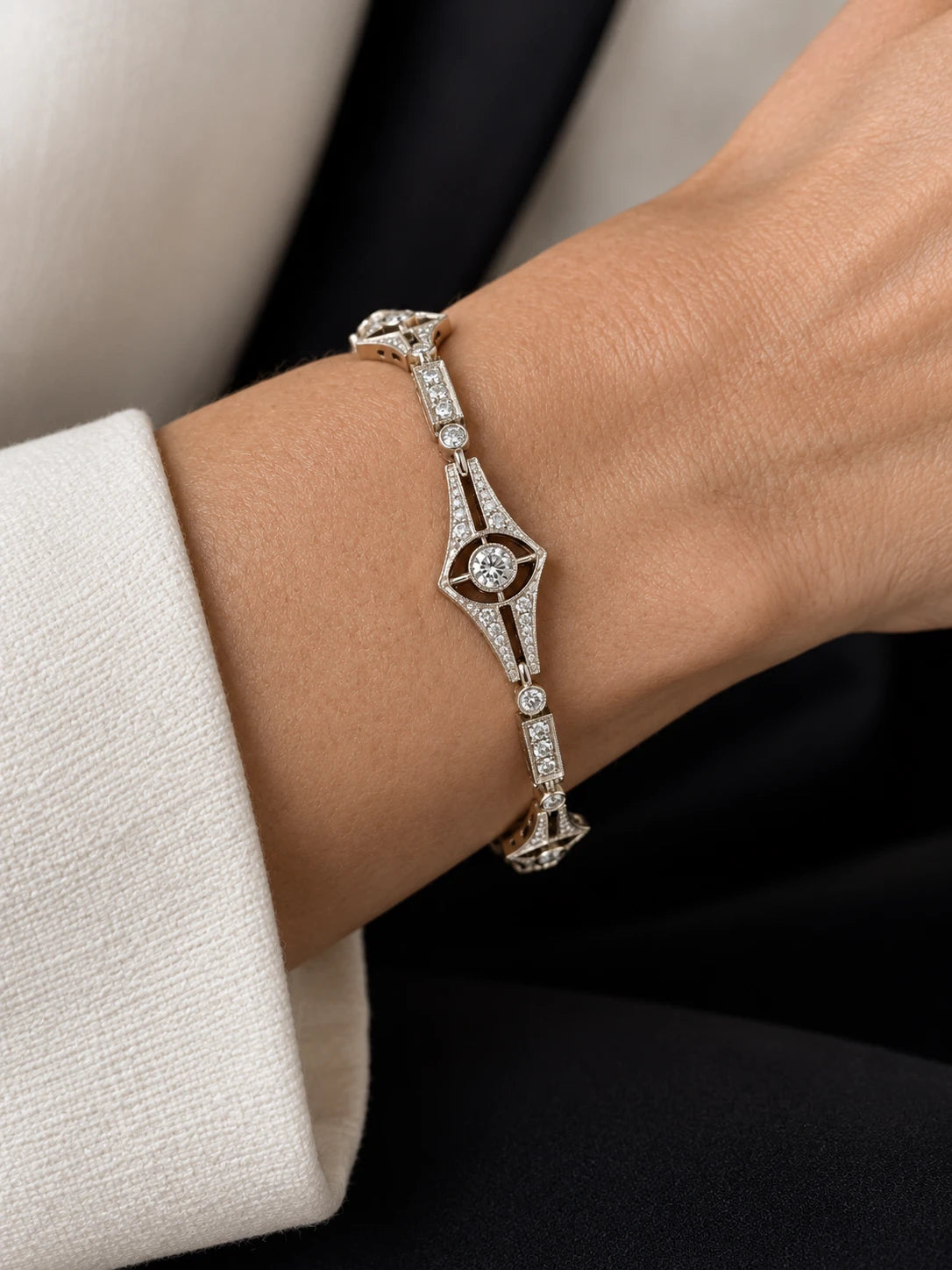 Bracelet or et Diamants