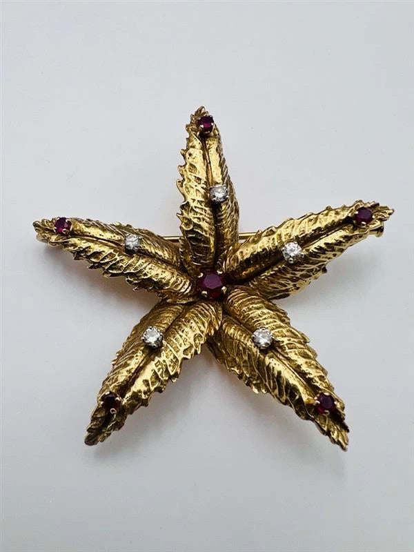 Boucheron Broche Or jaune et Diamant