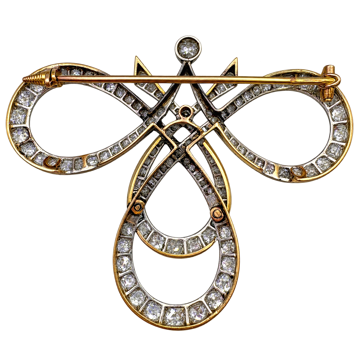 Broche or et Diamant