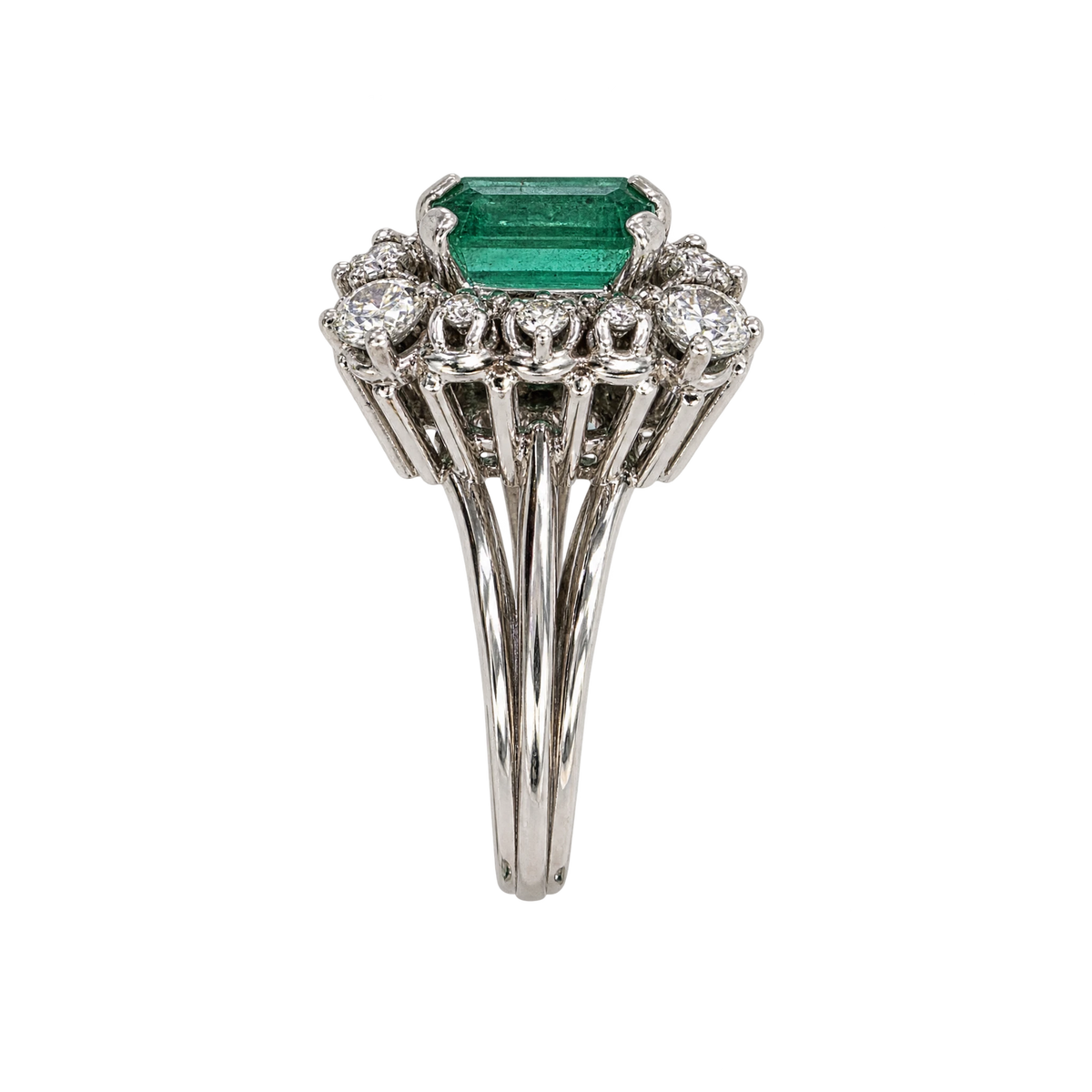 Omega Bague or et Émeraude