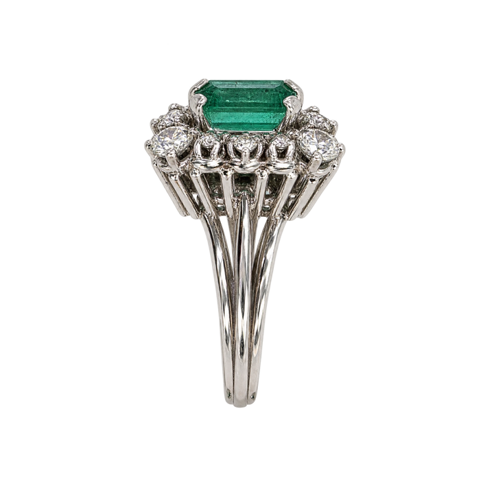 Omega Bague or et Émeraude