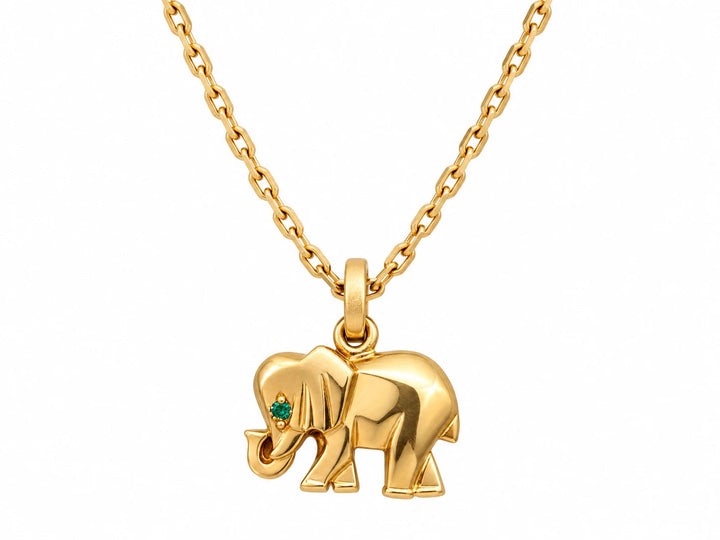 Cartier Pendentif Khandy or et Émeraude