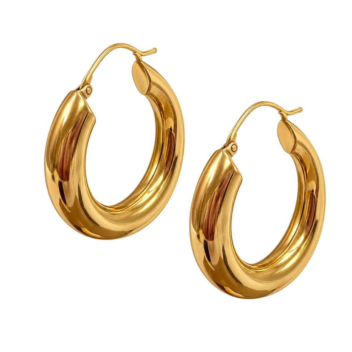 Boucles d'oreilles or