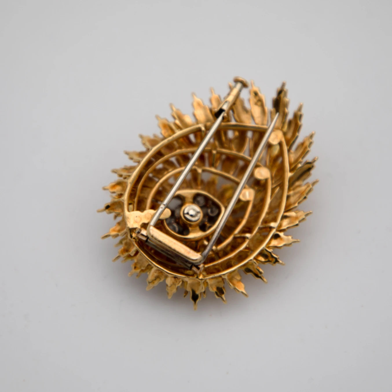 Broche Or jaune et Diamant