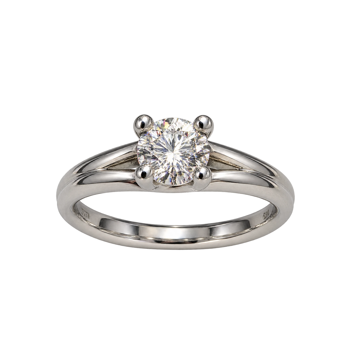 Bague platine et Diamant