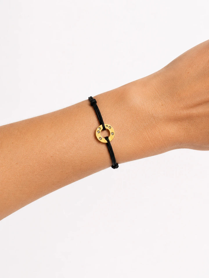 Dinh van Bracelet Cible or et Diamant