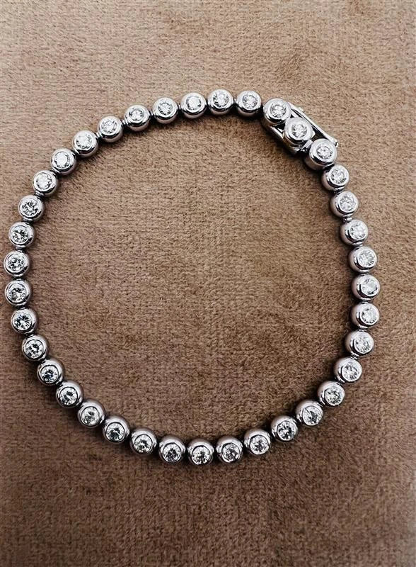 Bracelet Or blanc et Diamant