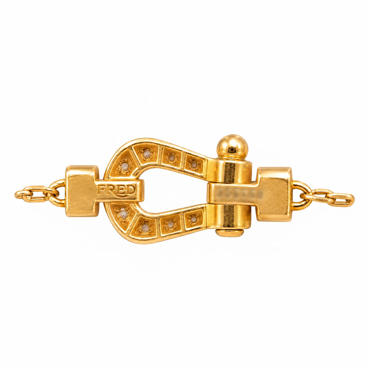 Fred Bracelet Force 10 or et Diamant pavage