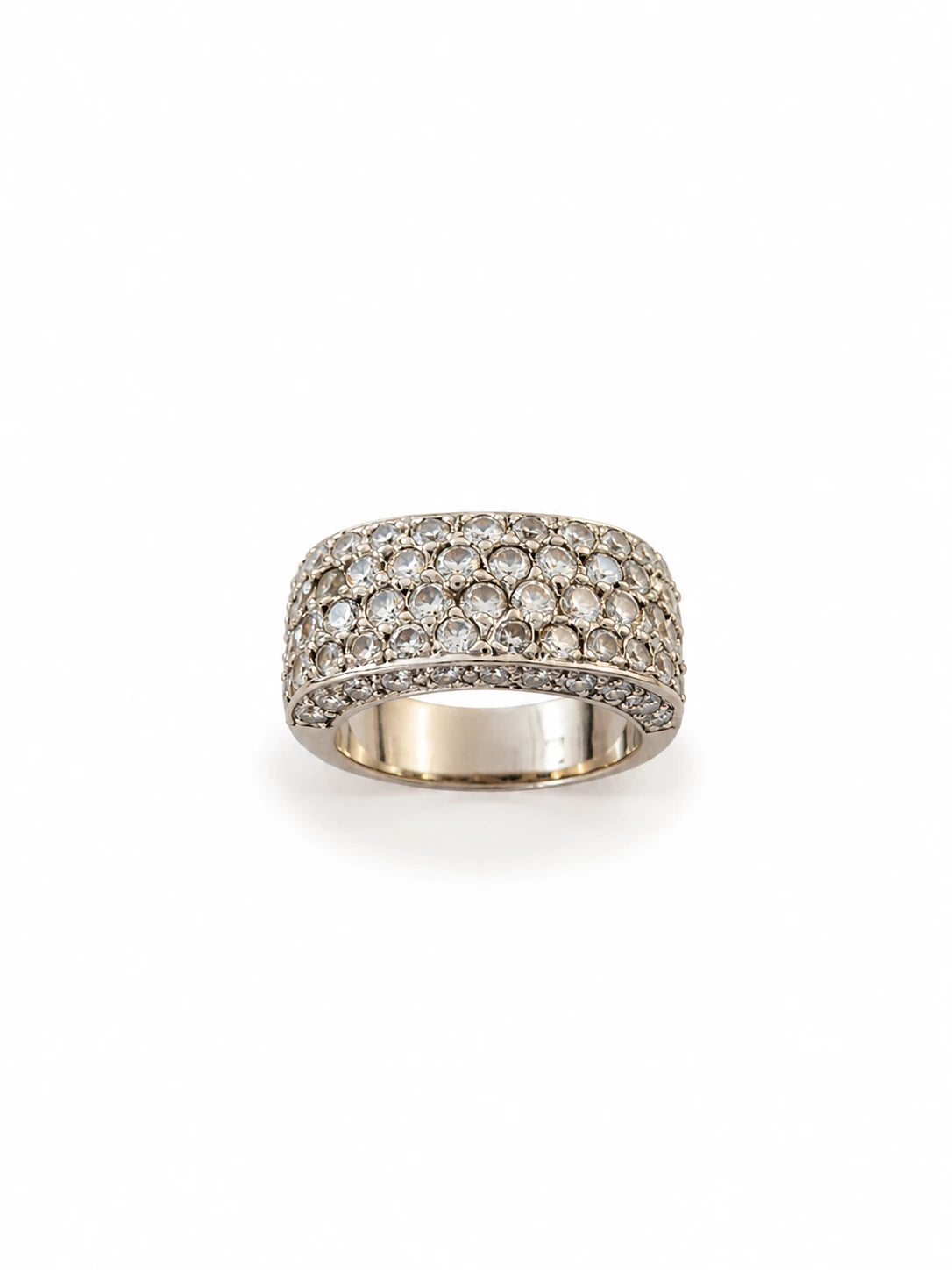 Bague or et Diamant pavage