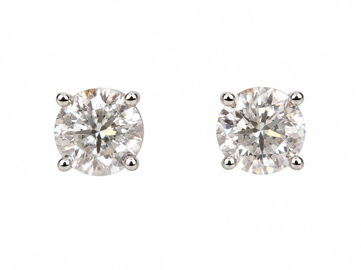 Boucles d'oreilles or et Diamant