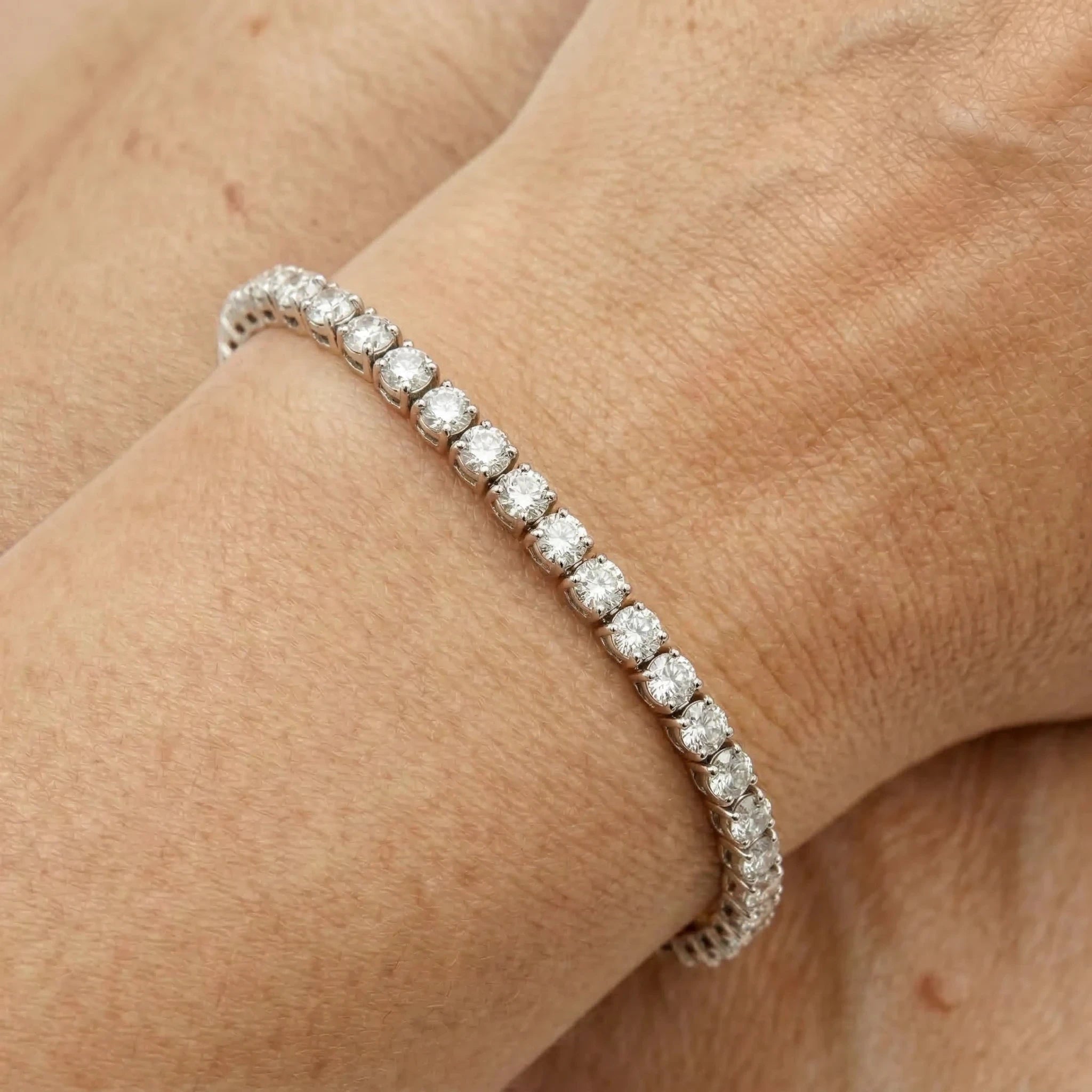 Bracelet Or blanc et Diamant