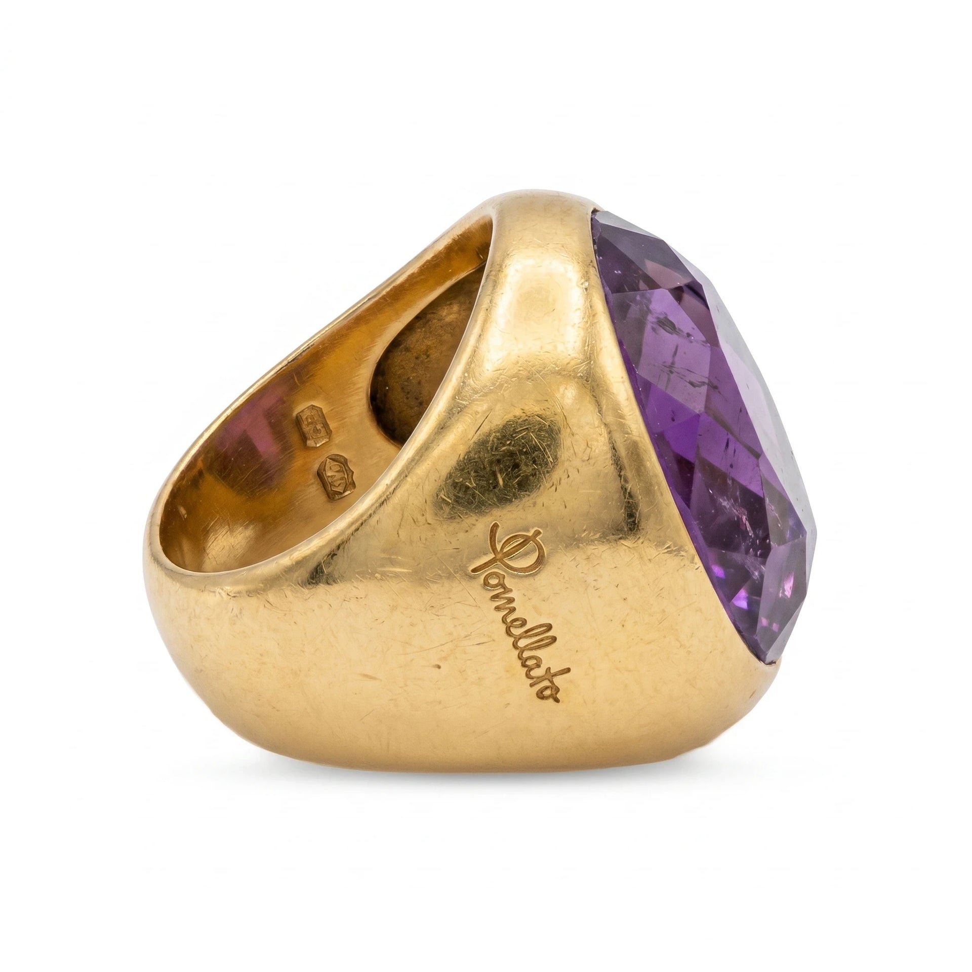 Pomellato Bague Victoria or et Améthyste