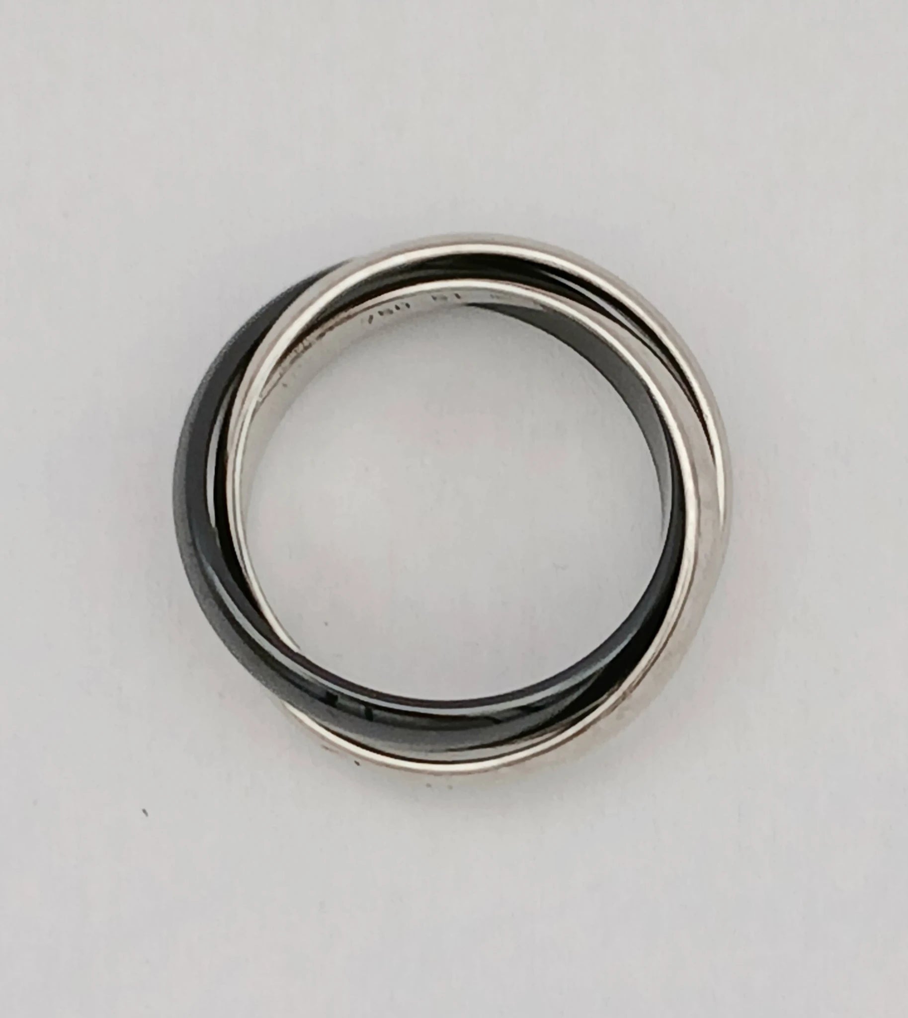 Cartier Bague Trinity Or blanc