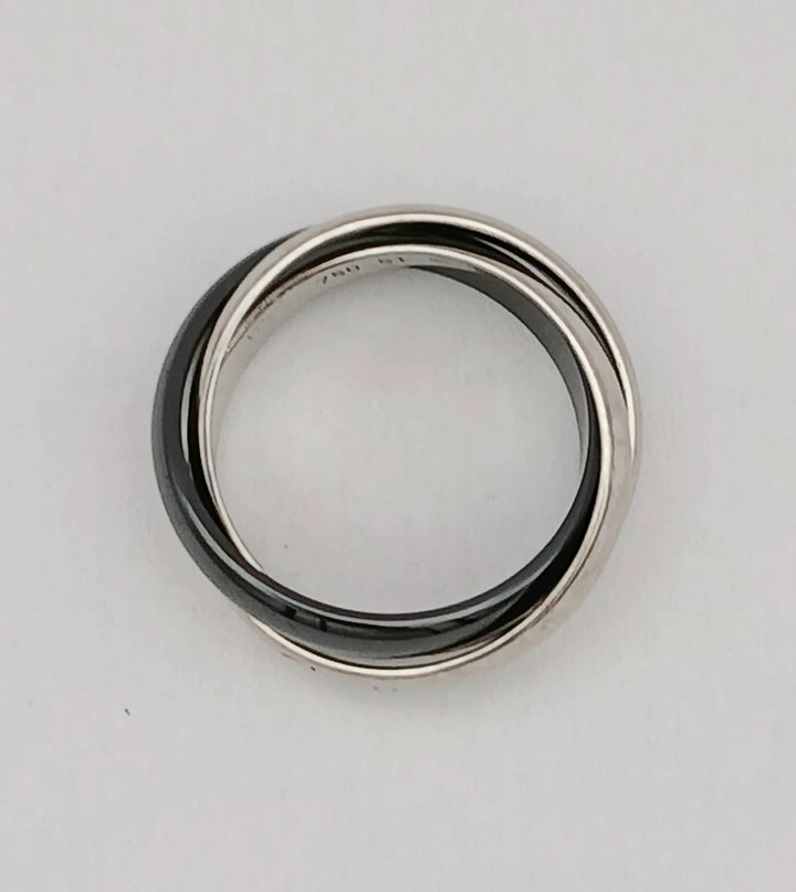 Cartier Bague Trinity Or blanc
