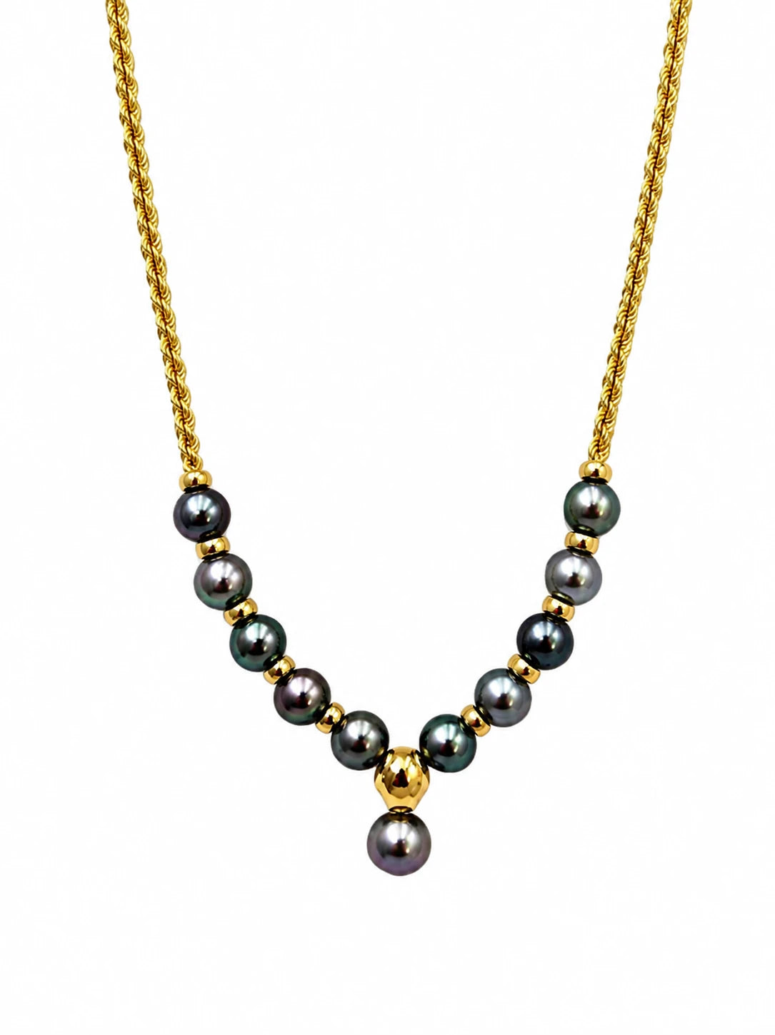 Collier or et Perle